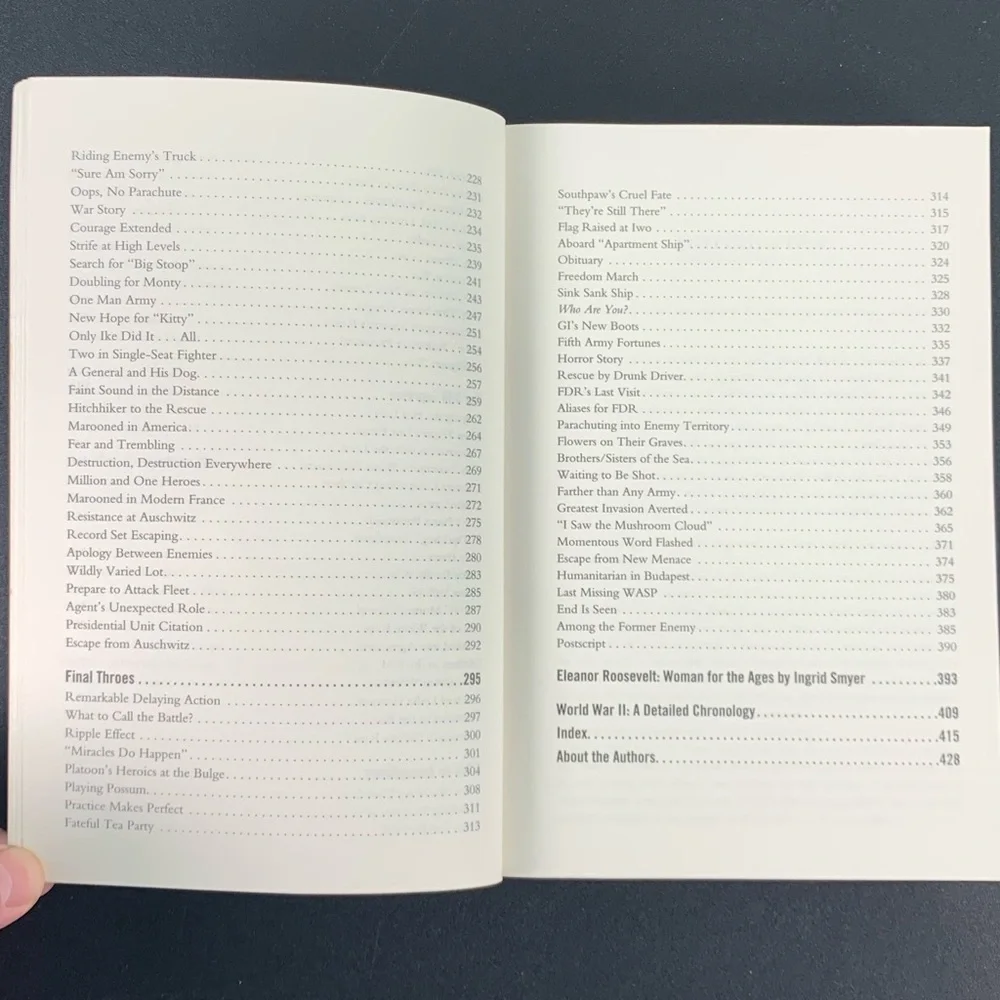 Best Little Stories from World War II by C. Brian Kelly with Ingrid Smyer. 2010.